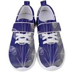 Flower Nature Abstract Art Women s Velcro Strap Shoes