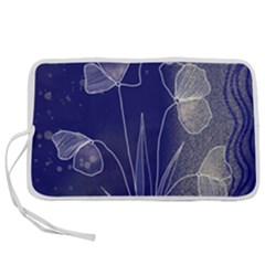 Flower Nature Abstract Art Pen Storage Case (s)