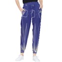 Flower Nature Abstract Art Women s Tapered Pants View1