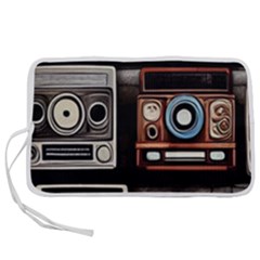 Retro Cameras Old Vintage Antique Technology Wallpaper Retrospective Pen Storage Case (s) by Grandong