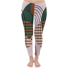 Line Forms Art Drawing Background Classic Winter Leggings