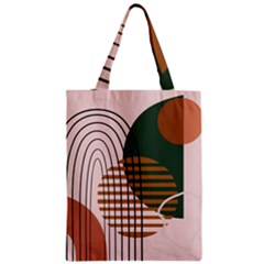 Line Forms Art Drawing Background Zipper Classic Tote Bag