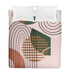 Line Forms Art Drawing Background Duvet Cover Double Side (full/ Double Size)