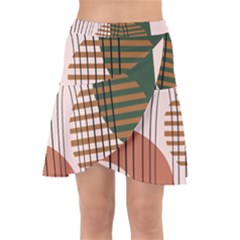 Line Forms Art Drawing Background Wrap Front Skirt