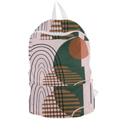 Line Forms Art Drawing Background Foldable Lightweight Backpack