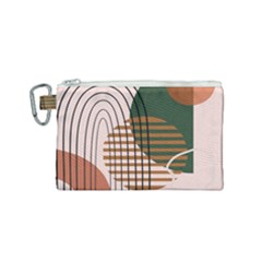 Line Forms Art Drawing Background Canvas Cosmetic Bag (small)