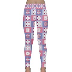 Flower Art Pattern Geometric Classic Yoga Leggings