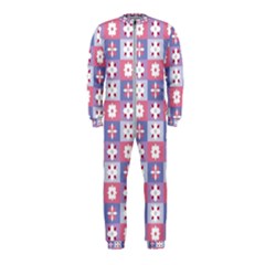 Flower Art Pattern Geometric Onepiece Jumpsuit (kids)