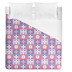 Flower Art Pattern Geometric Duvet Cover (queen Size)