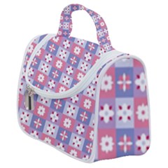 Flower Art Pattern Geometric Satchel Handbag