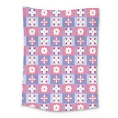 Flower Art Pattern Geometric Medium Tapestry