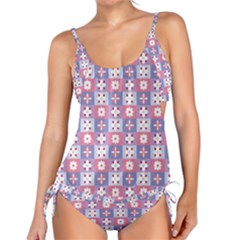 Flower Art Pattern Geometric Tankini Set