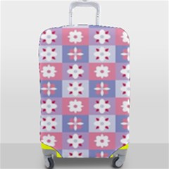 Flower Art Pattern Geometric Luggage Cover (large)