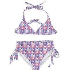 Flower Art Pattern Geometric Kids  Classic Bikini Set