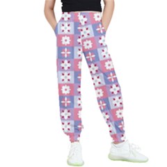 Flower Art Pattern Geometric Kids  Joggers