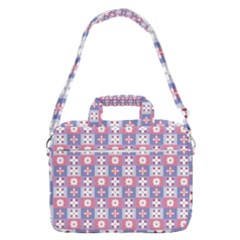 Flower Art Pattern Geometric Macbook Pro 15  Shoulder Laptop Bag