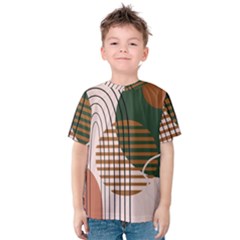 Line Forms Art Drawing Background Kids  Cotton T-shirt