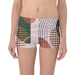 Line Forms Art Drawing Background Boyleg Bikini Bottoms