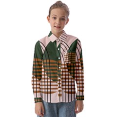 Line Forms Art Drawing Background Kids  Long Sleeve Shirt