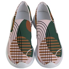 Line Forms Art Drawing Background Women s Lightweight Slip Ons