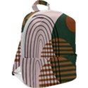 Line Forms Art Drawing Background Zip Up Backpack View2