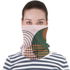 Line Forms Art Drawing Background Face Seamless Bandana (adult)