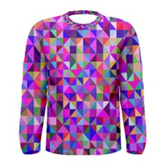 Floor Colorful Triangle Men s Long Sleeve T-shirt