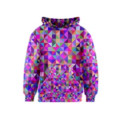 Floor Colorful Triangle Kids  Pullover Hoodie