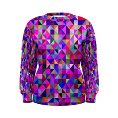 Floor Colorful Triangle Women s Sweatshirt