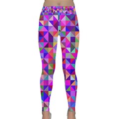 Floor Colorful Triangle Classic Yoga Leggings