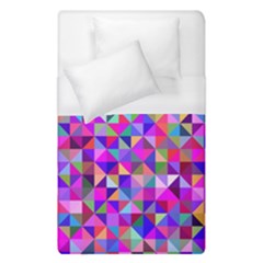 Floor Colorful Triangle Duvet Cover (single Size)