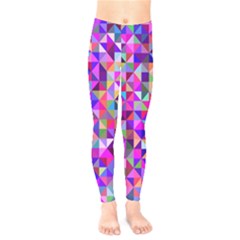 Floor Colorful Triangle Kids  Leggings