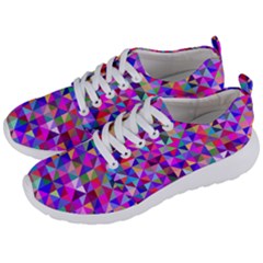 Floor Colorful Triangle Men s Lightweight Sports Shoes