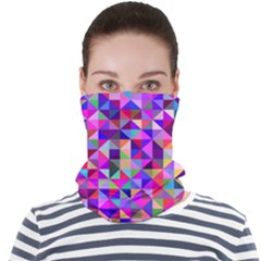 Floor Colorful Triangle Face Seamless Bandana (adult)