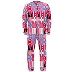 Scandinavian Abstract Pattern Onepiece Jumpsuit (men)