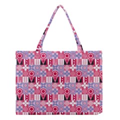 Scandinavian Abstract Pattern Medium Tote Bag