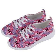 Scandinavian Abstract Pattern Women s Lightweight Sports Shoes