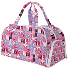 Scandinavian Abstract Pattern Burner Gym Duffel Bag