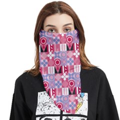 Scandinavian Abstract Pattern Face Covering Bandana (triangle)