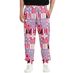 Scandinavian Abstract Pattern Men s Elastic Waist Pants