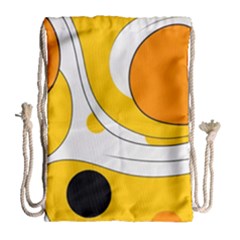 Abstract Pattern Drawstring Bag (large)