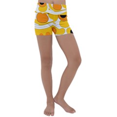 Abstract Pattern Kids  Lightweight Velour Yoga Shorts