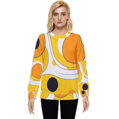 Abstract Pattern Hidden Pocket Sweatshirt