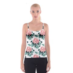 Flowers Hydrangeas Spaghetti Strap Top