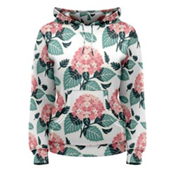 Flowers Hydrangeas Women s Pullover Hoodie