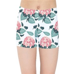 Flowers Hydrangeas Kids  Sports Shorts