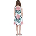 Flowers Hydrangeas Kids  Skater Dress View4