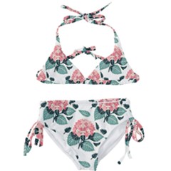 Flowers Hydrangeas Kids  Classic Bikini Set