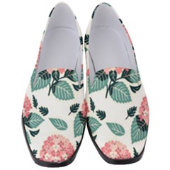 Flowers Hydrangeas Women s Classic Loafer Heels