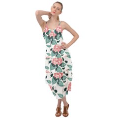 Flowers Hydrangeas Layered Bottom Dress